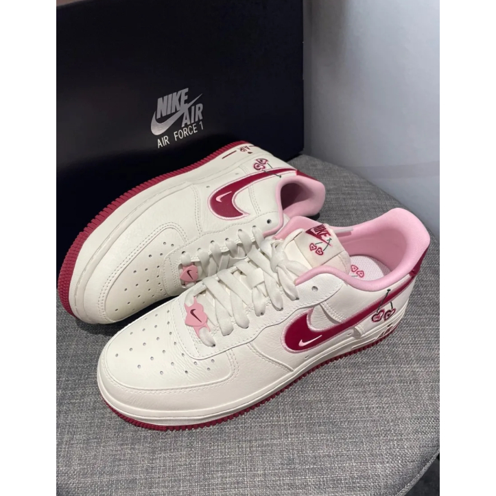 nike-air-force-1-low-07-lx-valentines-day-ชมพู-ของแท้-100