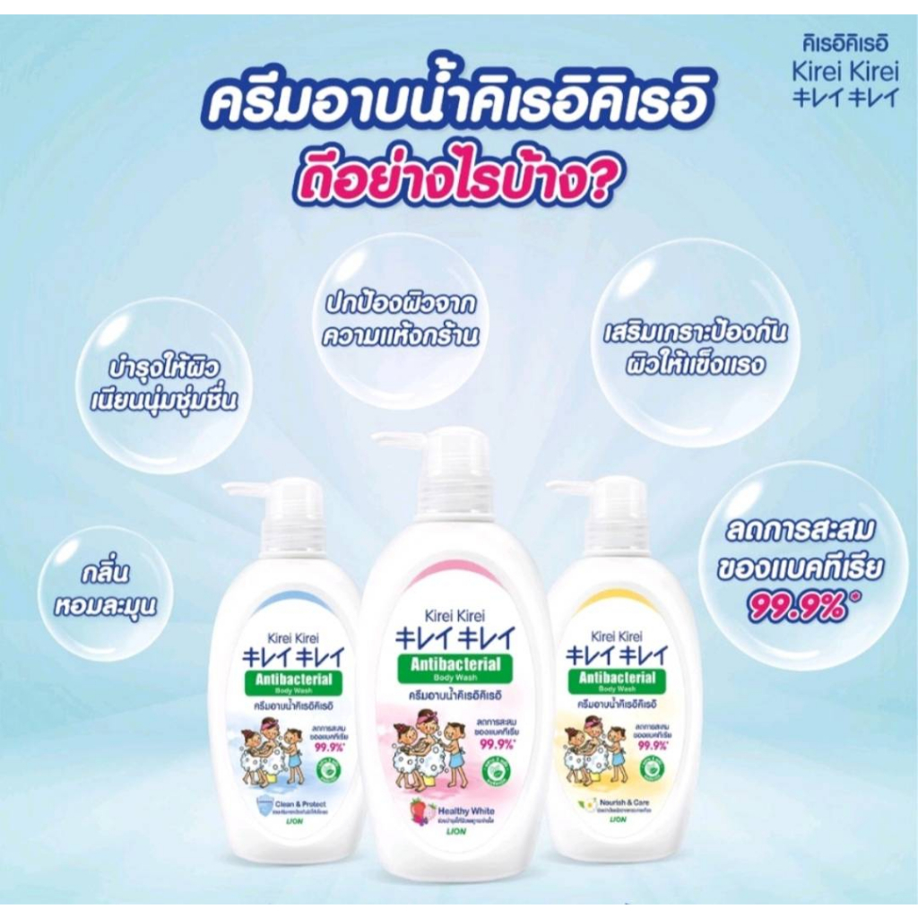 ลด10-โค้ด-10ddxnovw2-ซื้อ1-ฟรี1-ครีมอาบน้ำ-kirei-kirei-คิเรอิ-คิเรอิ-antibacterial-body-wash-500-มล