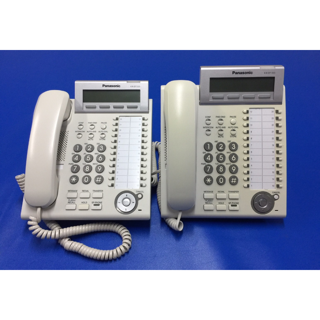 panasonic-kx-dt333-โทรศัพท์แบบดิจิตอลคีย์พานาโซนิค-24-ปุ่ม-สีขาว-มือสอง