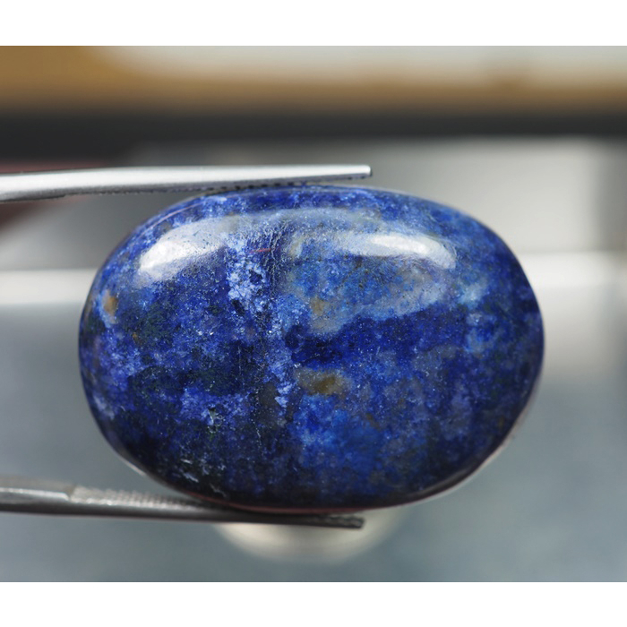 ลาพิส ลาซูลีสีฟ้า (Blue Lapis Lazuli) 40.50 กะรัต (6768) | Shopee Thailand