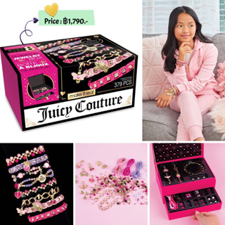 Make It Real Juicy Couture Jewellery Box Bracelet Making Kit - Art Crafts for Girls - Girls Gifts