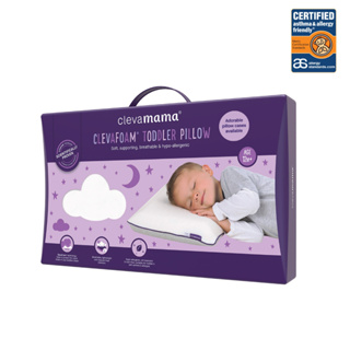 สินค้า Clevamama Toddler Pillow  เหมาะสำหรับเด็กอายุ 1 ปีขึ้นไป