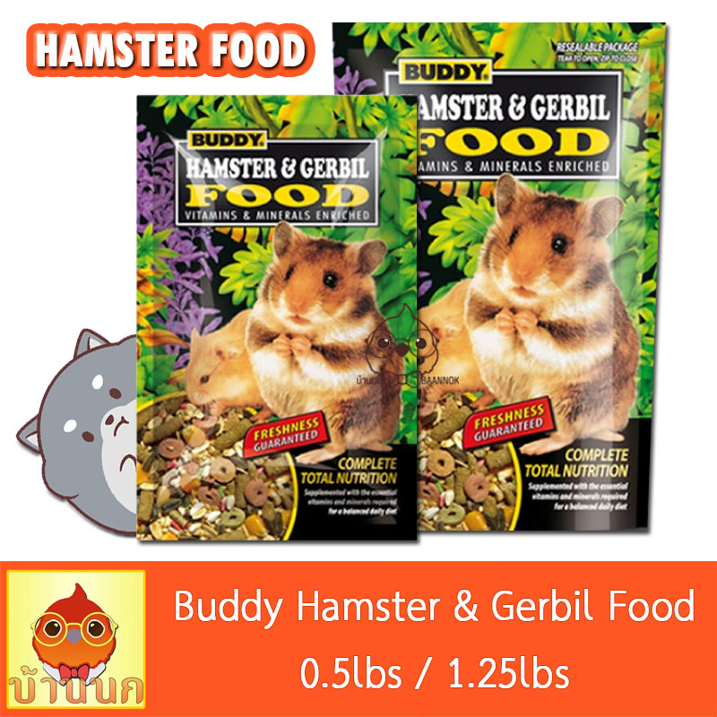 buddy-hamster-amp-gerbil-food-อาหารแฮมสเตอร์และเจอร์บิล-แฮมสเตอร์-เจอร์บิล-อาหารหนู-อาหารแฮมสเตอร์