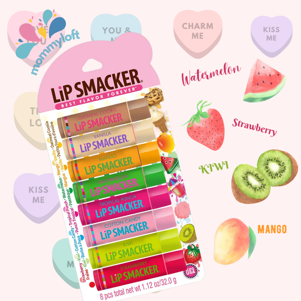 usa-ลิปมัน-lip-smacker-original-flavors-party-pack-lip-glosses-ลิปบาล์ม-ลิปกรอส-จากอเมริกา