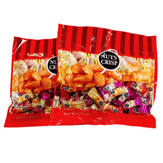 ขนมถั่วตุ๊บตั๊บ Nuts Crisp ขนมถั่วอัดแท่งรวมรส 500กรัม酥糖