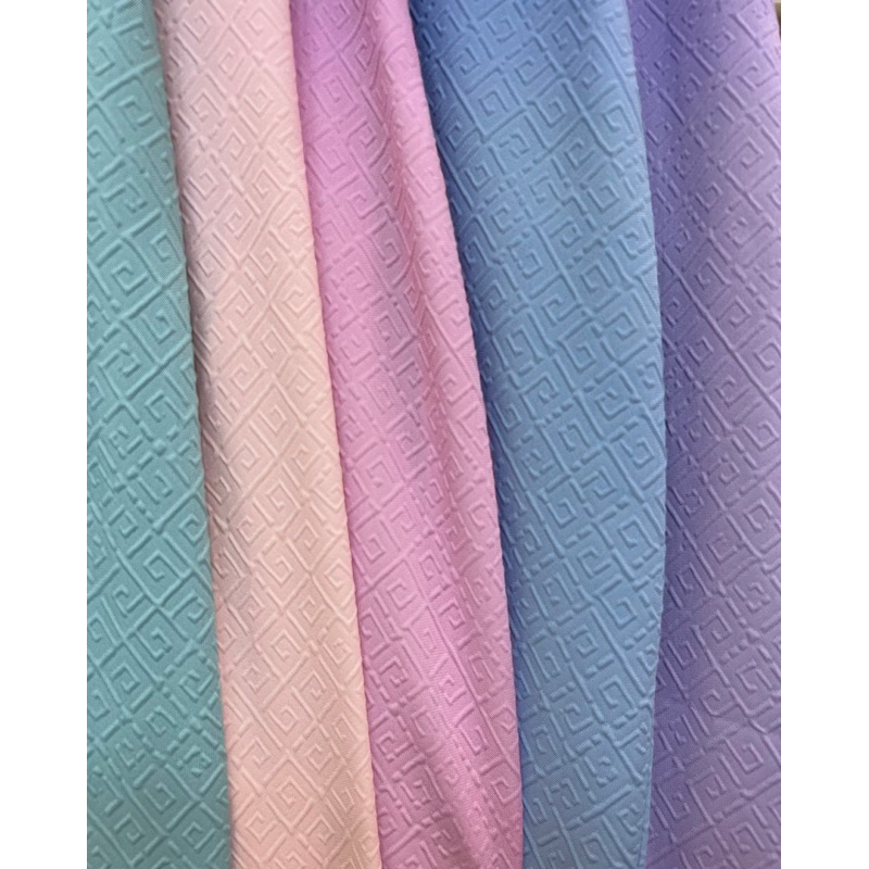 LX4302 เดรสเพื่อนเจ้าสาวคอกลม ผ้าพิมพ์นูน กระโปรงสอบ พรางพุง 5สีสวย ไปงานแต่ง มุมมองที่ 5