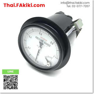 มือสองพร้อมส่ง,(C)Used, JM16-231 Pressure gauge ,เกจวัดความดัน สเปค 0-1Mpa ,NAGANOKEIKI (66-006-212)