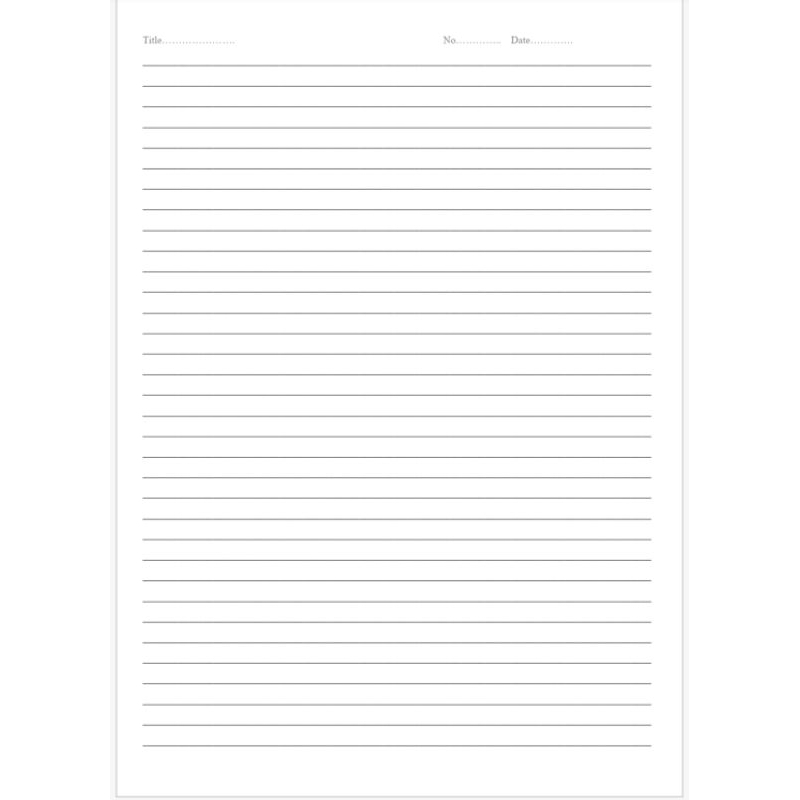 กระดาษรายงานลายธรรมดา | Shopee Thailand