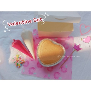 Valentine Diy Cake.+ฟรีไพ่ปาดครีม