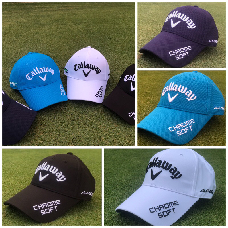 ภาพหน้าปกสินค้าหมวกเต็มใบไม่มีมาร์กเกอร์ Callaway, Callaway Golf caps , New Collections