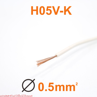 สายไฟ H05V-K สายคอนโทรล H05V-K 1x0.5 H05V-K เบอร์0.5 สายคอนโทรลเยอรมันH05V-K สายเยอรมันH05V-K