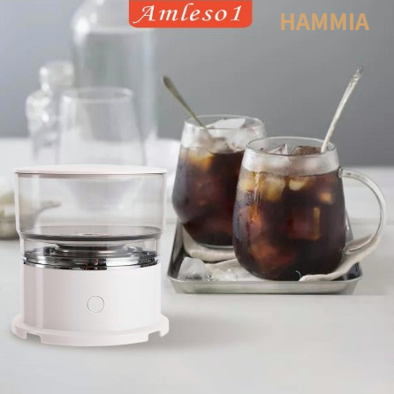hammia-เครื่องชงกาแฟแบบพกพาขนาดเล็กที่บ้านเครื่องชงกาแฟแบบชงด้วยมือขนาดเล็กหม้อกาแฟอัตโนมัติกลางแจ้ง
