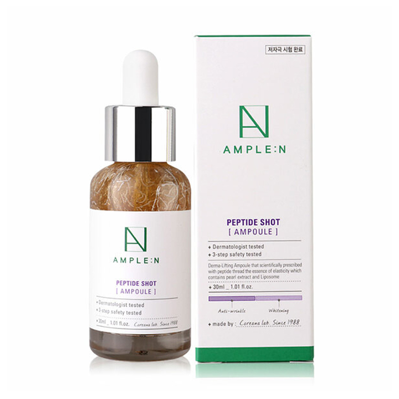 coreana-lab-ample-n-peptide-shot-ampoule-30ml-เซรั่มบำรุงผิวสูตรเปปไทด์-จากโคเรียน่า-แลป