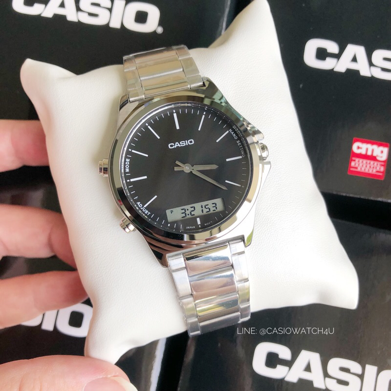 casio-นาฬิกาผู้ชาย-ของแท้-cmg-รุ่น-mtp-vc01d-1e-mtp-vc01d-2e-รับประกันศูนย์เซ็นทรัล-cmg-1-ปีเต็ม-มีกล่องห้าง