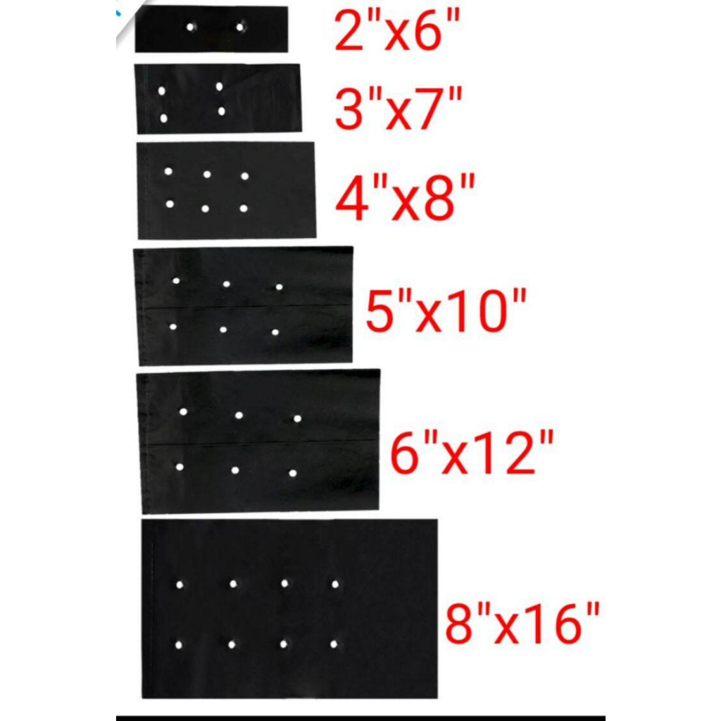 ถุงเพาะชำ-2-x6-1-kg-ถุงเพาะชำสีดำ-ถุงเพาะชำกล้าไม้-ต้นไม้