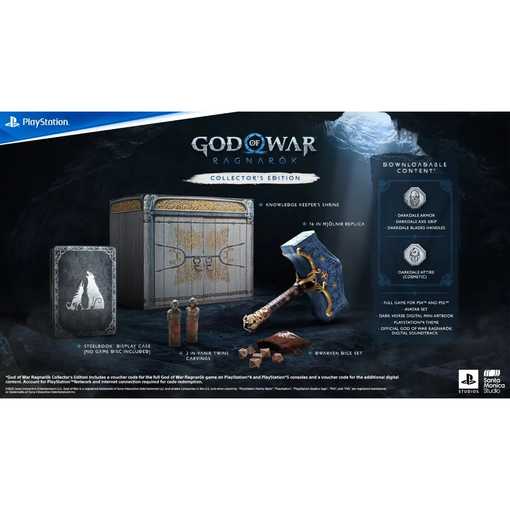 ชุดสะสม GOD OF WAR RAGNAROK COLLECTOR'S EDITION | Shopee Thailand