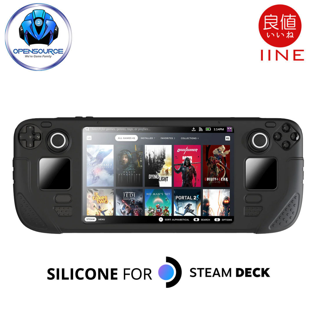 [พร้อมส่ง]IINE: Silicon Case for Steam Deck by IINE (ฟิล์มกระจก ซิลิโคน ...