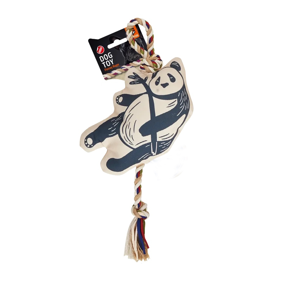 Fofos Flossy Rope Panda Plush Dog Toy Shopee Thailand