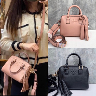 🎀 (สด-ผ่อน) กระเป๋าทรงหมอน สีดำ 7.5 นิ้ว 87899 TORYBURCH THEA MINI WEB SATCHEL