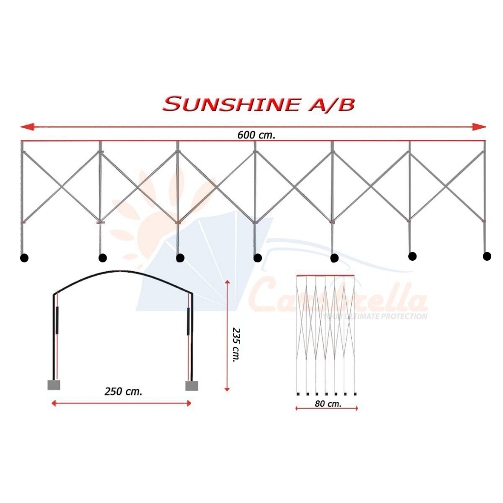 เต็นท์จอดรถยนต์-carsbrella-รุ่น-sunshine-b-สูง-235cm-สำหรับจอดรถกะบะ-รถยกสูง-ป้องกันแสงแดด-ฝุ่น-ฝน-100