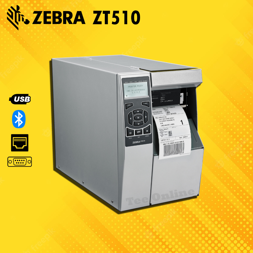 เครื่องพิมพ์บัตร Zebra ZT510 Shopee Thailand