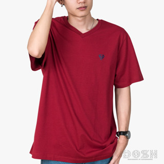 DOSH MENS BASIC T-SHIRTS SUPERMAN เสื้อยืดคอวี 9DSMT5191-RE