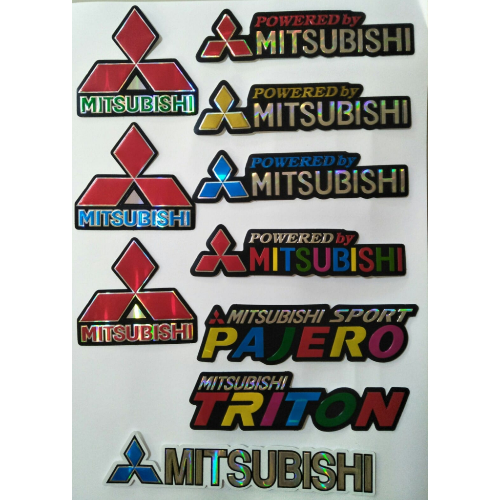 ฟอย์สติ๊กเกอร์แต่งรถ-สติ๊กเกอร์แต่งรถ-mitsubishi-มิตซูบิชิ-สะท้อนแสงทุกแบบ