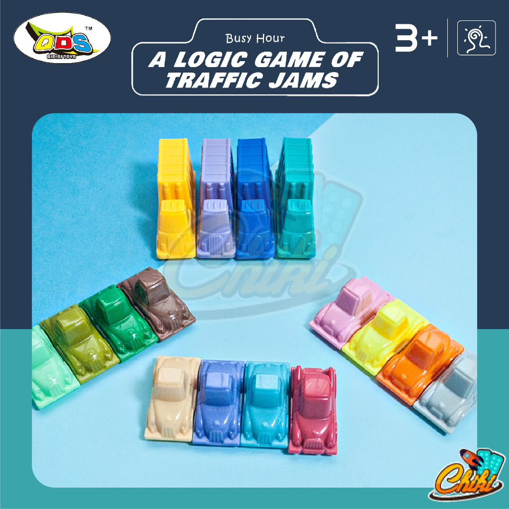 iq-cars-เกมส์ไอคิวจราจร-บรอดเกมส์-เกมส์จอดรถ-a-logic-gamr-of-traffic-jams