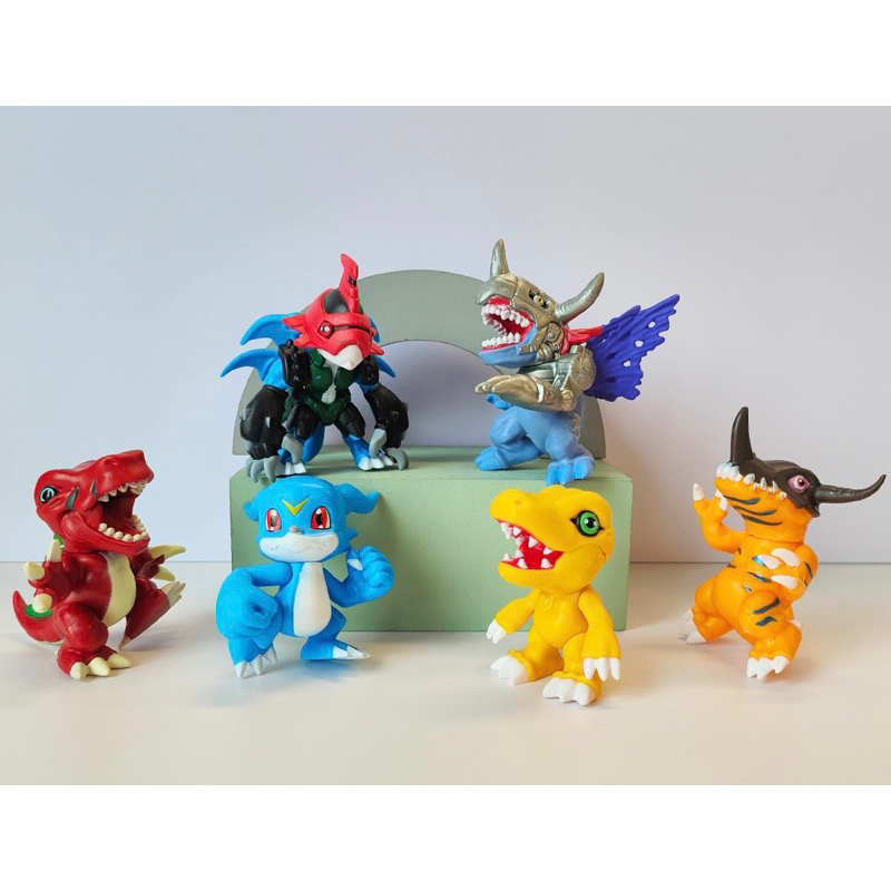 โมเดล-ดิจิมอน-digimon-ครบชุด-6-ตัว-ขนาด-9ซม-ราคาถูกที่สุด-สินค้าพร้อมส่ง-เก็บปลายทางได้