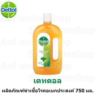 Dettol เดทตอล ไฮยีน ดิสอินแฟคแทนท์ ผลิตภัณฑ์ฆ่าเชื้อโรคอเนกประสงค์ 750 มล.