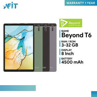 แท็บเล็ต Beyond T6 (3+32GB) หน้าจอ 8 นิ้ว รองรับ Multi-Windows แบตเตอรี่ 4500 mAh  // ประกันศูนย์ไทย 1 ปี