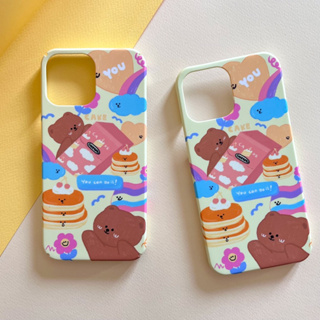 pancake bear เคสแข็งคลุมหัวท้ายรุ่นnormal สกรีน2-4วันเตรียมจัดส่งน้า กดสั่งได้เลย 🧸🥞