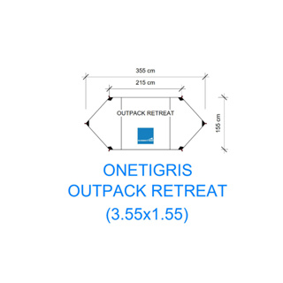 Onetigris OUTBACK RETREAT กราวชีท ตรงรุ่น  ผ้าใบหนา