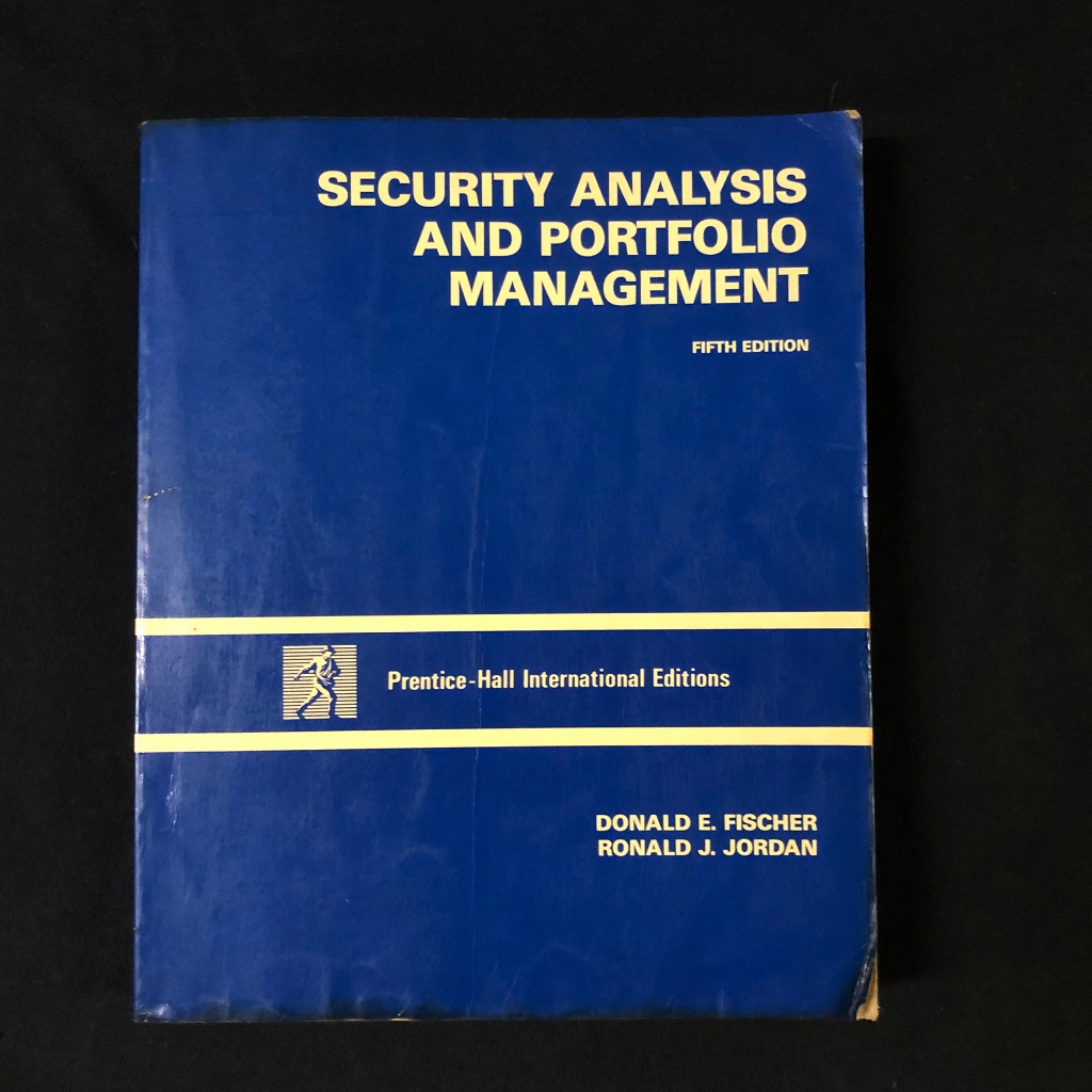 security-analysis-and-portfolio-management-5th-edition-donald-e-fischer