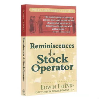 ENGLISH The Reminiscences of a Stock Operator EDWIN LEFEVRE Brandnew Paperback Book