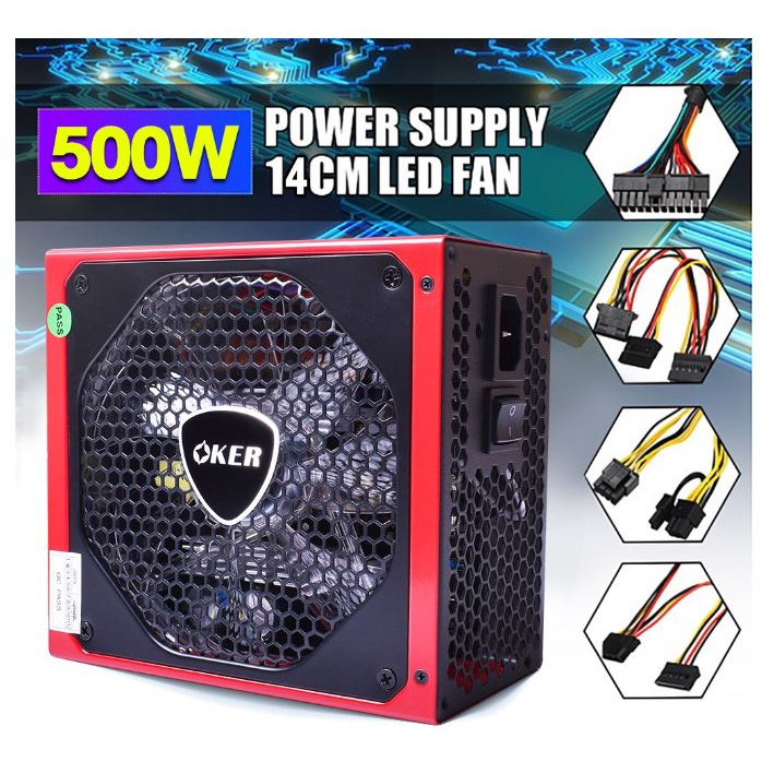 oker-power-supply-oker-500w-เเท้-80-efficiency-รุ่น-ps-680g