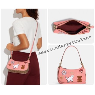 กระเป๋า COACH/ Coach Teri Shoulder Bag With Creature Patches