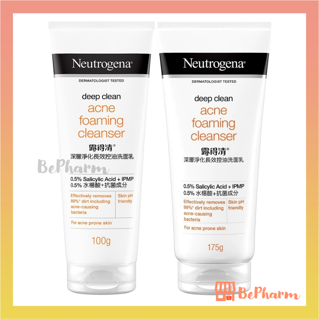 โฟมล้างหน้า-neutrogena-deep-clean-acne-foaming-cleanser-100-g-หรือ-175-g-โฟมล้างหน้านูโทรจีนา-นูโทรจีนา-นูโทรจีนาดีพคลีน