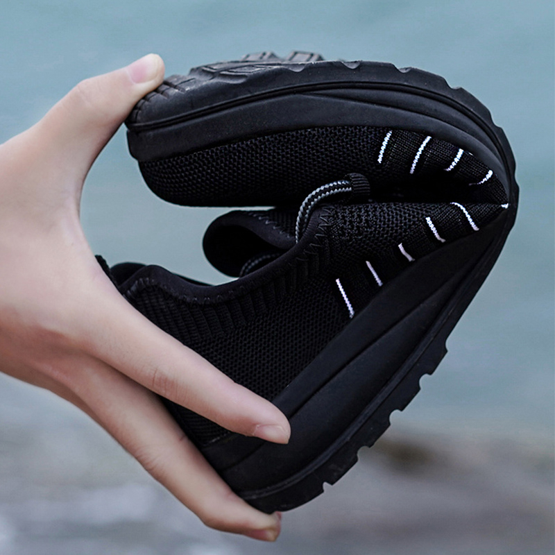hot-รองเท้าเซฟตี้ระบายอากาศแบบฟลายทอ-รองเท้าทํางานผู้ชาย-size-39-45