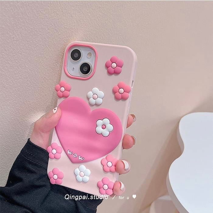 silicone-case-เคสซิลิโคน-เคสซิลิโคนนิ่ม-เคสแถมสายห้อย-ซีรีโคลนหัวใจห้อย