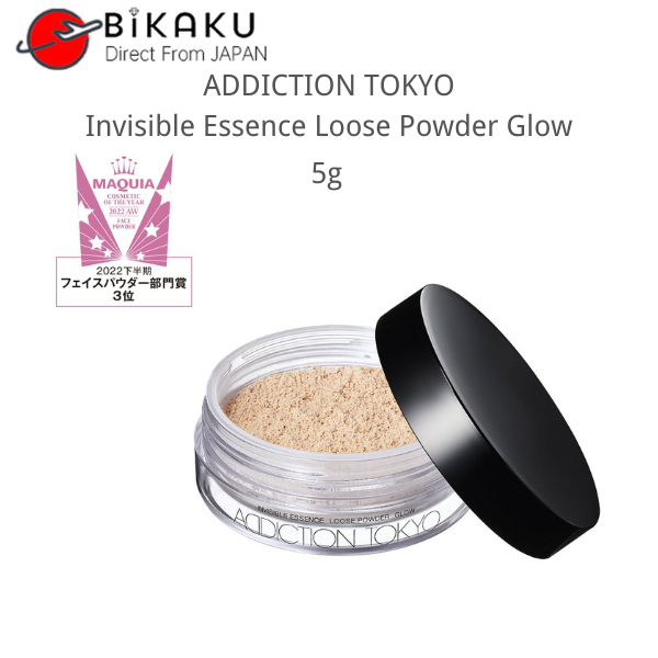 direct-from-japan-addiction-tokyo-แอดดิคชั่น-invisible-essence-loose-powder-glow-5g-all-1-color-covers-pores-and-unevenness-skin-moist-and-glossyloose-powder-setting-powder-makeuppowder-makeup-long-la
