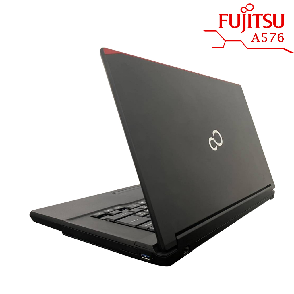 โน๊ตบุ๊คมือสอง-notebook-fujitsu-intel-celeron-รุ่น-a576-ram-4-เล่นเน็ต-ดูหนัง-ฟังเพลง-คาราโอเกะ-ออฟฟิต-เรียนออนไลน์