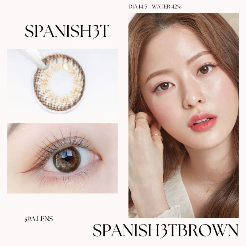 spanish3tone-brown-คอนแทคเลนส์รายเดือน