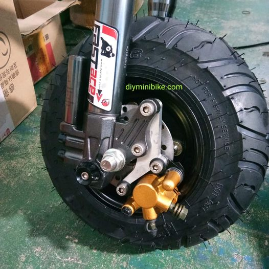 ดุมหน้า-3รู-มินิไบค์-จานเบรค-100mm-ดุม-แกนล้อ-12mm-minibike