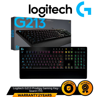 ภาพหน้าปกสินค้า⚡️คีย์บอร์ดเกมมิ่ง⚡️LOGITECH G213 Prodigy RGB Gaming Keyboard สวิตช์ปุ่ม Tactile แสงไฟ LIGHTSYNC RGB Warranty 2 - y ที่เกี่ยวข้อง
