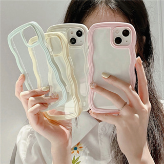 สีลูกกวาดแฟชั่นที่เรียบง่ายสำหรับ Compatible for iPhone11 13 14 12 Pro Max 8 7 14 Plus X XR XS MAX SE โทรศัพท์มือถือกรณี