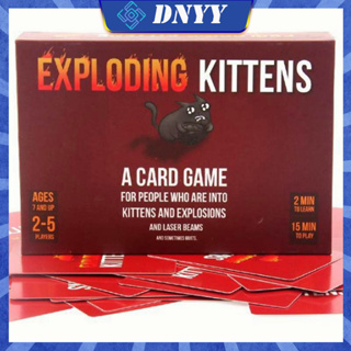Exploding Kittens Card Game Exploding Kittens（In Stock）2 to 6 Players House Party Card Game🚚เราจะจัดส่งภายใน 24 ชั่วโมง (ยกเว้นวันหยุด)🚚