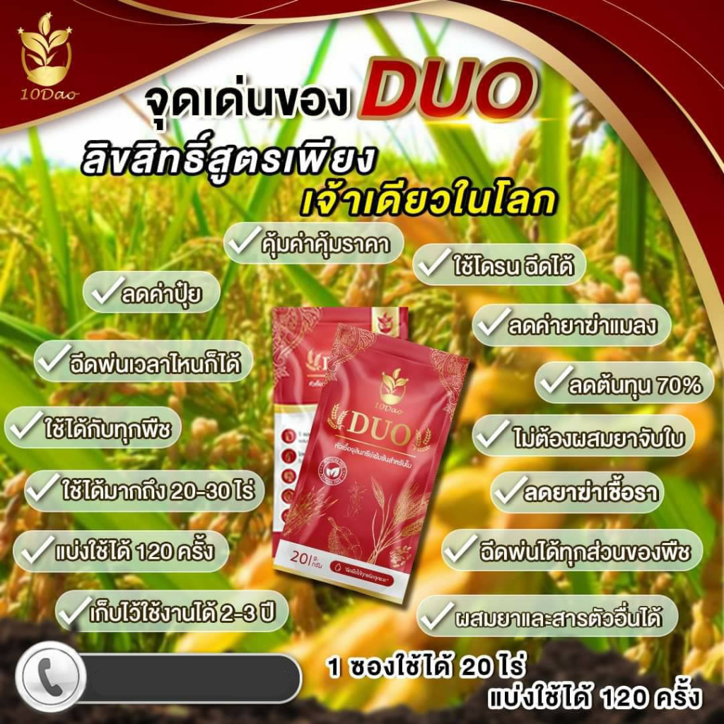 10ดาวduo-1ซอง-สูตรใหม่-ตัวช่วยบำรุงใบ-ผลฉีด-ฉีดทุก-7-14-วัน-10ดาวจุลินทรีย์-10ดาวไบโบโอ-10ดาวดูโอ