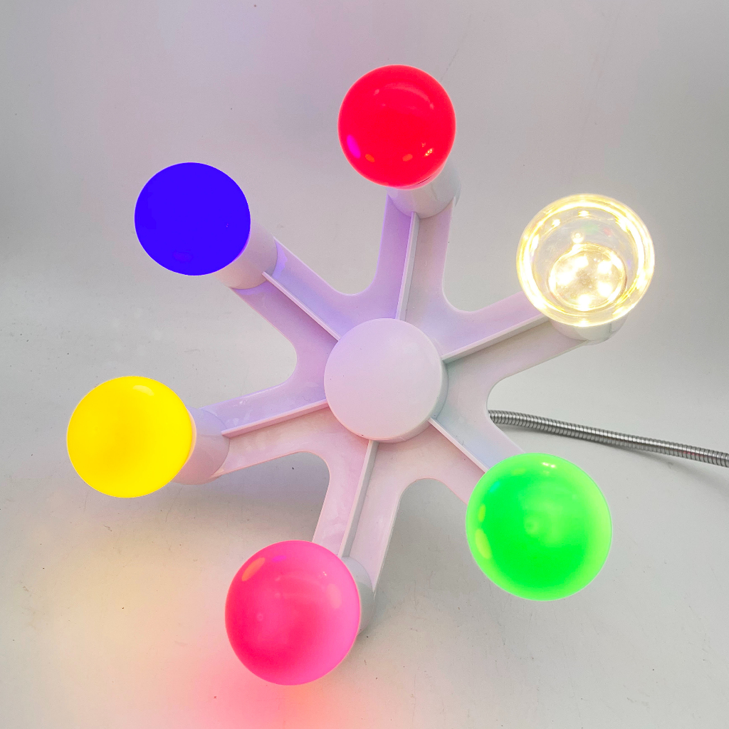 หลอดปิงปอง-หลอดหลากส-led-3w-ขั้วe27-หลอดไฟปิงปอง-หลอดไฟ-led-light-หลอดไฟสี-หลอดแต่งสวน-สีสันสดใส-สวยงาม-จัดส่งไว-022