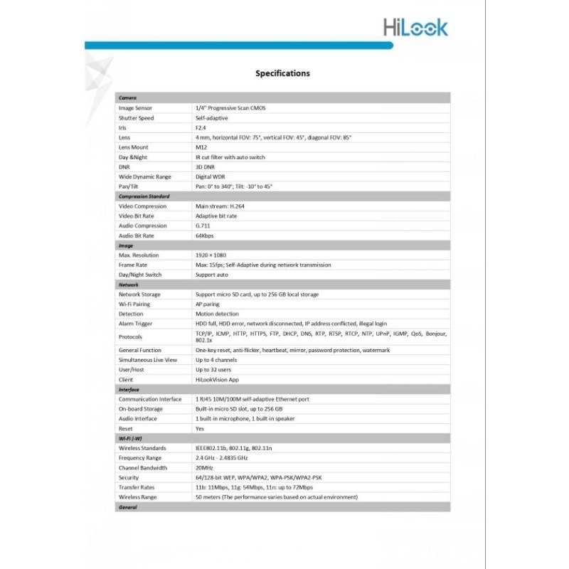 กล้องโรบอทhilook-ip2ล้าน